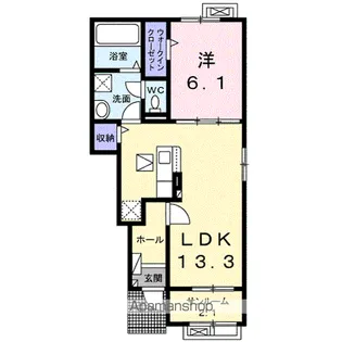 セイバリーF【1階】の間取り