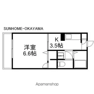 ドエル津島本町【2階】の間取り