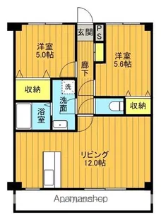 ファインビル【305号室】の間取り