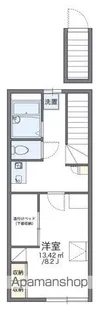レオパレス宮代庭苑【2階】の間取り