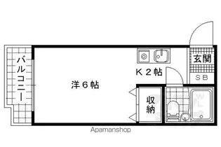 プルシャン山科【303号室】の間取り