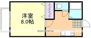 コーポ戸板【1階】の間取り