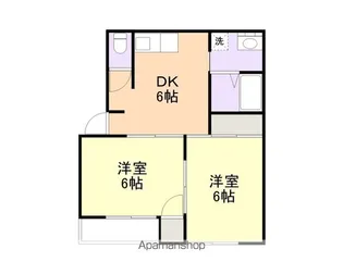 エンゼルハイツ宮原【南203号室】の間取り