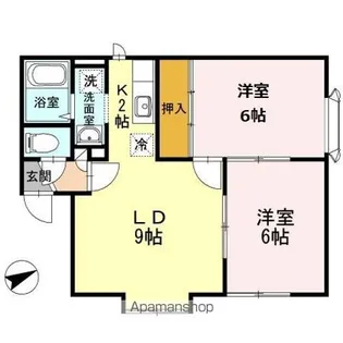 メイユール星野【2階】の間取り