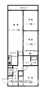 ラ・ジョワイユース忠和【1階】の間取り