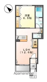 ウェルコート【1階】の間取り