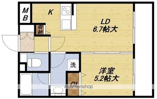 新大阪ファミール東館(別館)【2階】の間取り