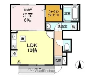 アストルム【1階】の間取り