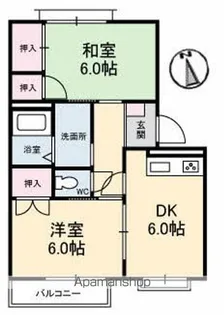 フローラル新庄B棟【2階】の間取り