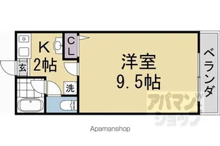 コジマハイツ【202号室】の間取り