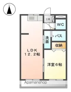 エポック弥生が丘Ⅱ【1階】の間取り