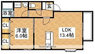 エターナル【1階】の間取り