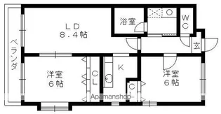 アイルシティSEKO【1階】の間取り