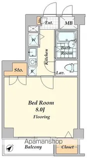 ドルチェ代々木【4階】の間取り