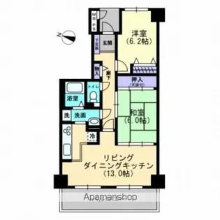 サーパス沼田【1階】の間取り