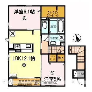 MADRIDⅡ【2階】の間取り