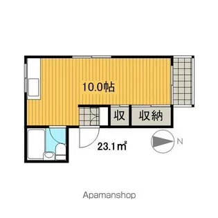 グリーンコーポ松園【1階】の間取り