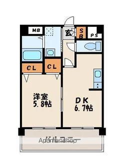 YSマンション【3階】の間取り