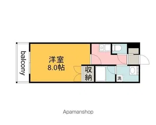 コーボレーション草津【5階】の間取り