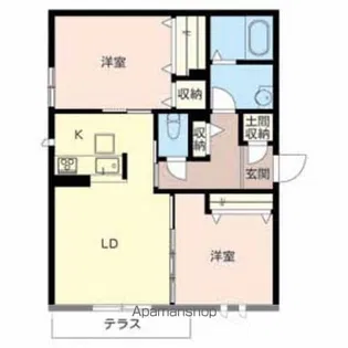 CASA REGIO堺東【101号室】の間取り