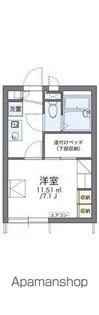 レオパレスサンウィナー【103号室】の間取り