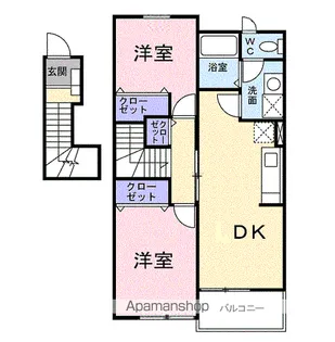 プレジオ21【2階】の間取り
