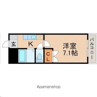 ファーイーストメゾン【302号室】の間取り