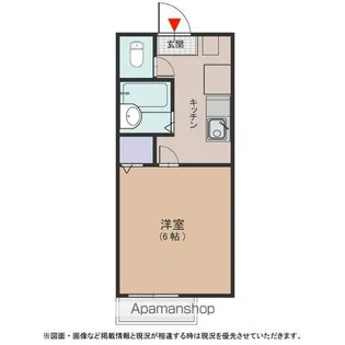 ウインデイア中山手 A【205号室号室】の間取り