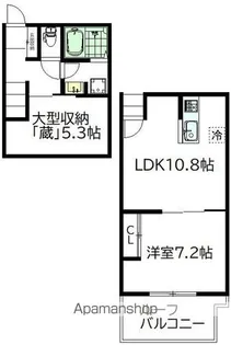 メゾンヴェール【202号室】の間取り