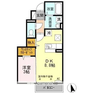 エスペランサ【101号室】の間取り
