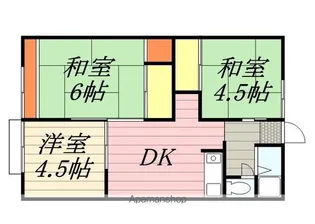 サンライズ【1階】の間取り