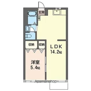 SKコーポ【102号室】の間取り