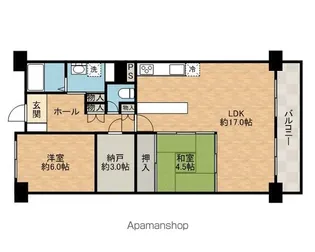 メゾン茨木西駅前【8階】の間取り