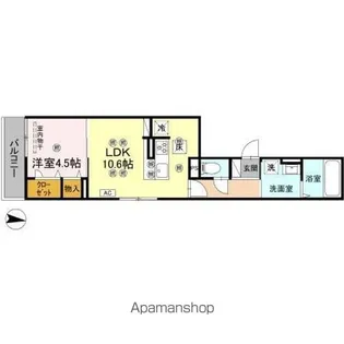 (仮称)クランツ泉町【1階】の間取り