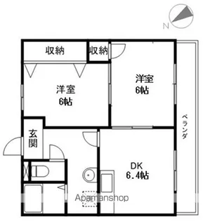 メゾンKS【305号室】の間取り