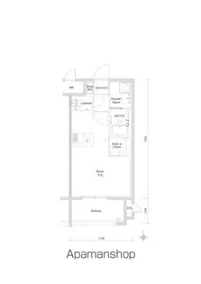 エンクレスト博多PARKSIDE【11階】の間取り