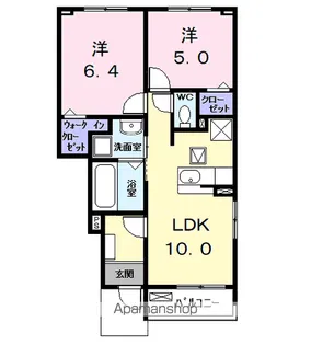 カーサみやびⅦ【1階】の間取り