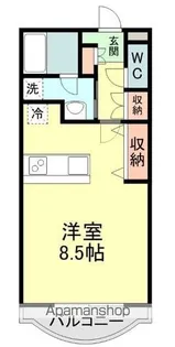 エスペーロ安東【202号室】の間取り