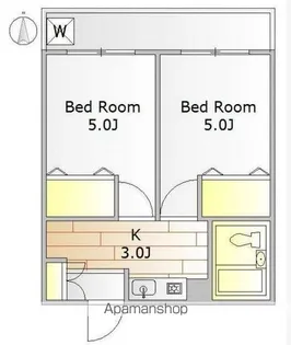 大澤フルーツビル【203号室号室】の間取り