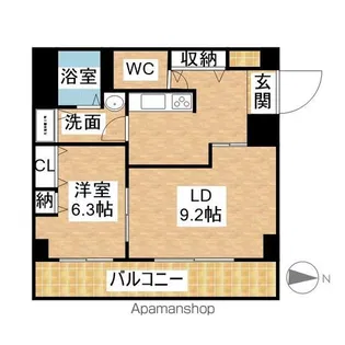 丸の内TERRACE【8階】の間取り