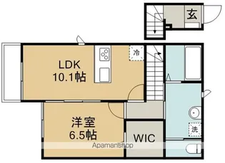 プランドール(月吉町)【2階】の間取り