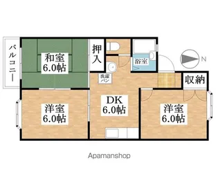 レジデンス青山【202号室】の間取り