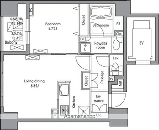 レジディア神田岩本町【2階】の間取り