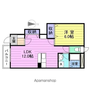 プラソン【1階】の間取り