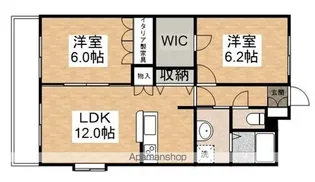 グリーンヒルズ川越【3階】の間取り