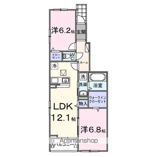 レジデンス寺地【1階】の間取り