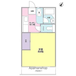 メゾン・ルミエール【1階】の間取り