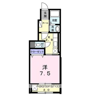 エルヴィータ【1階】の間取り