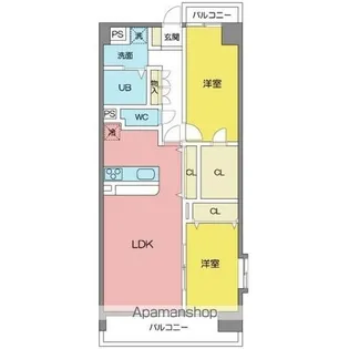アヴェニールN棟【3階】の間取り