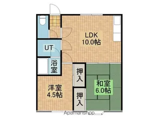12号線マンション【105号室】の間取り